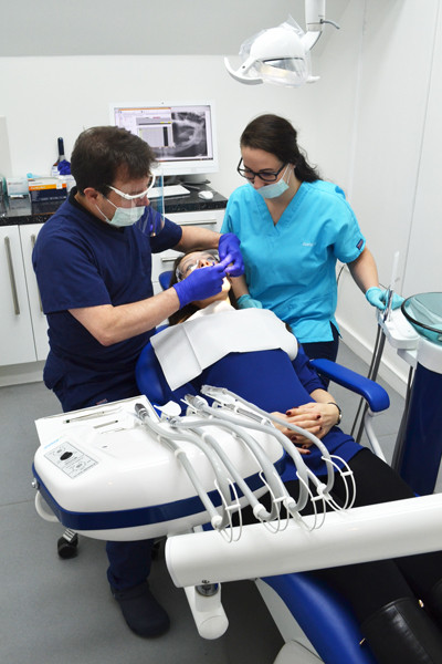Dentist Working