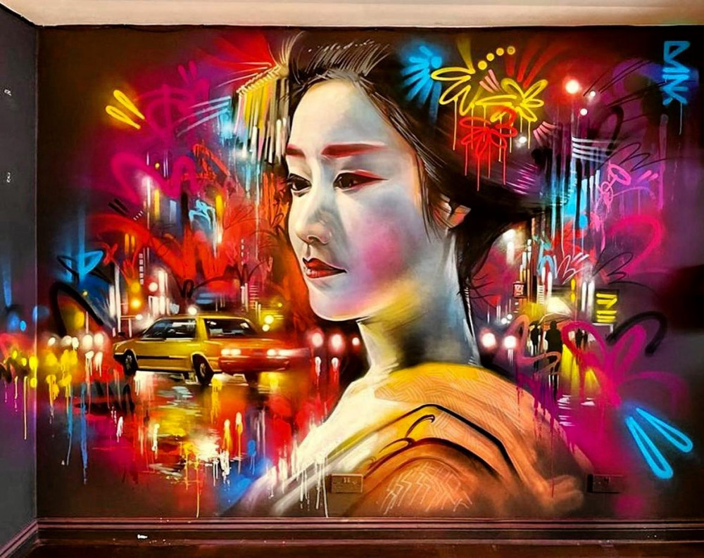Incredible mural by street artist Dan Kitchener