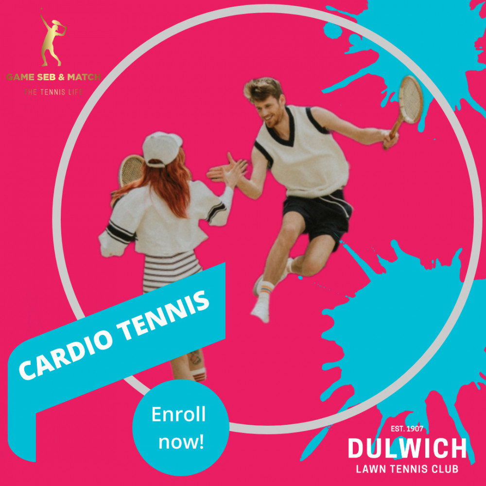 If you like music and tennis, this class is for you! Come and get in shape at DLTC. Cardio tennis is a group fitness class that will keep you on your toes at all times.