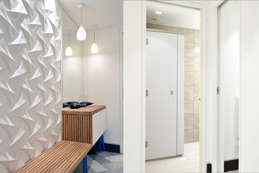 Oncore's Changing Rooms, Showers & Lockers.