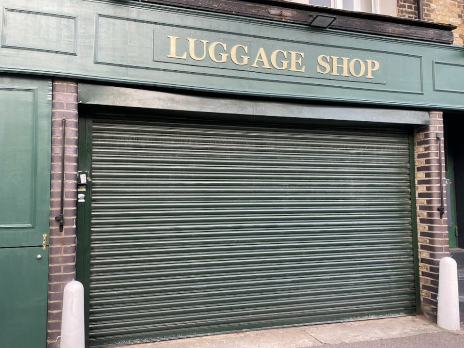 Walthamstow bag and luggage shop Picture