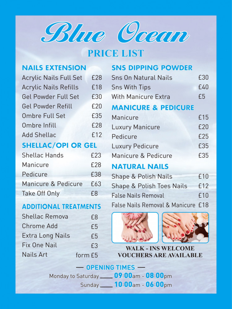 Price list