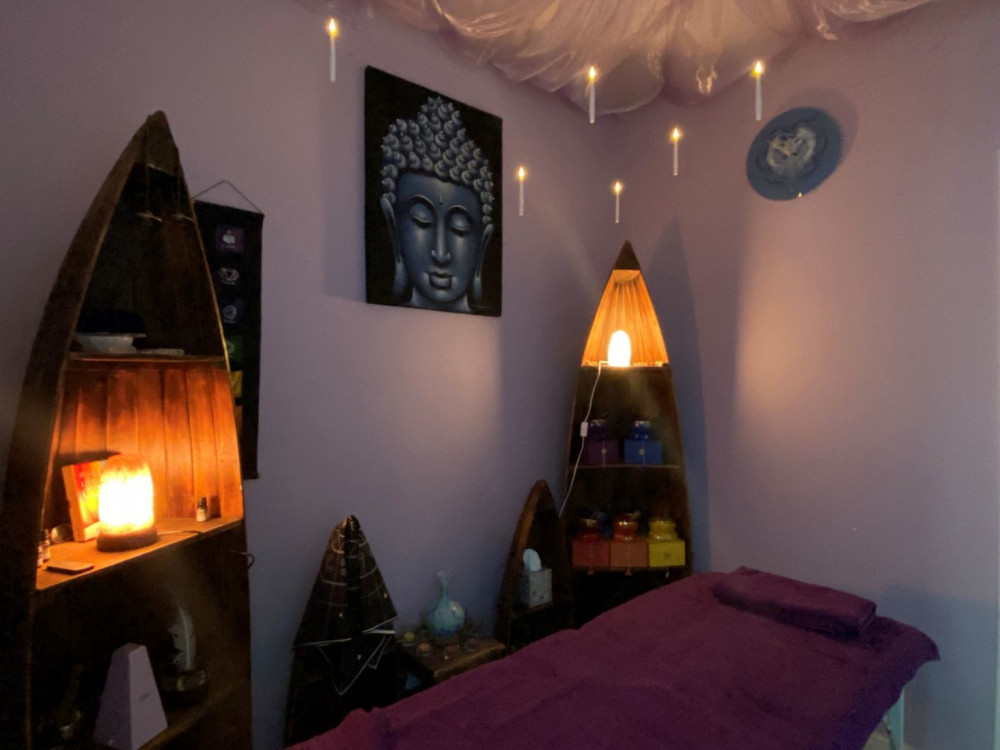 Or you can book a Energy Healing in or tranquil on site Healing Room.