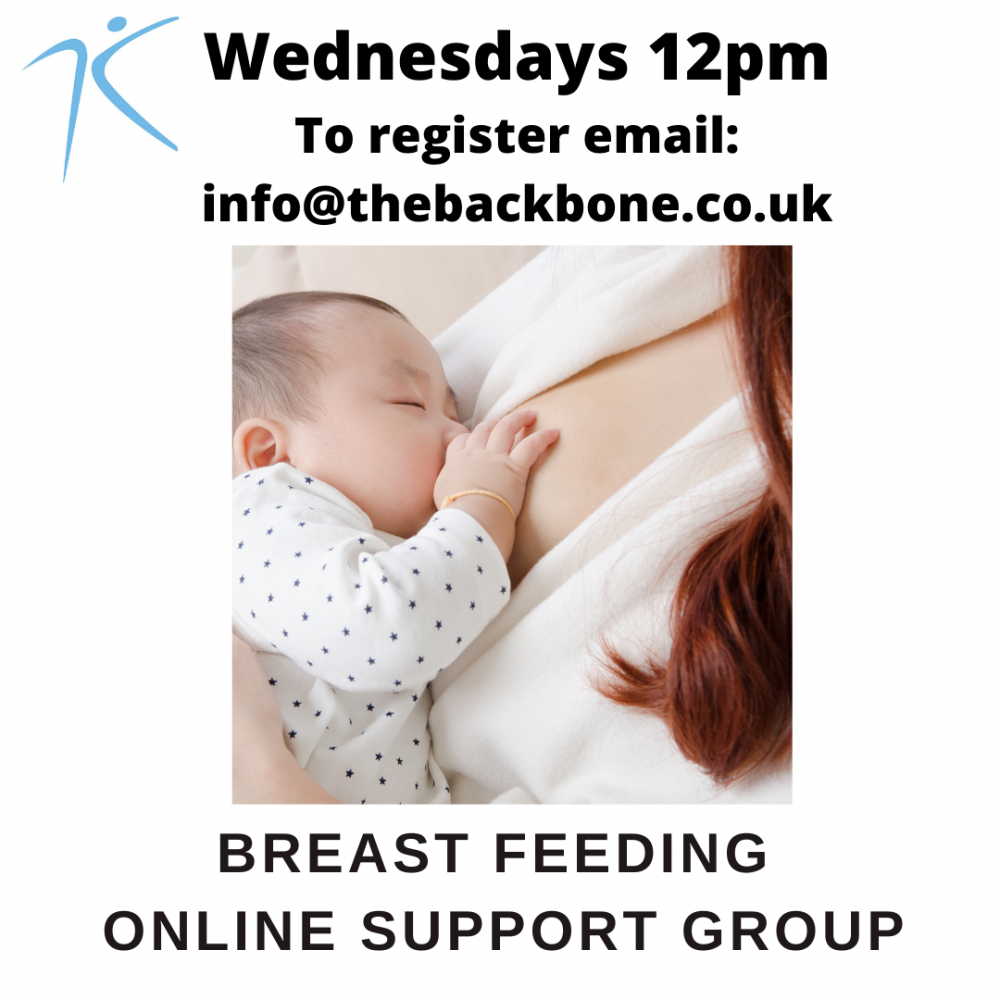 Online breast feeding support group every Wednesday