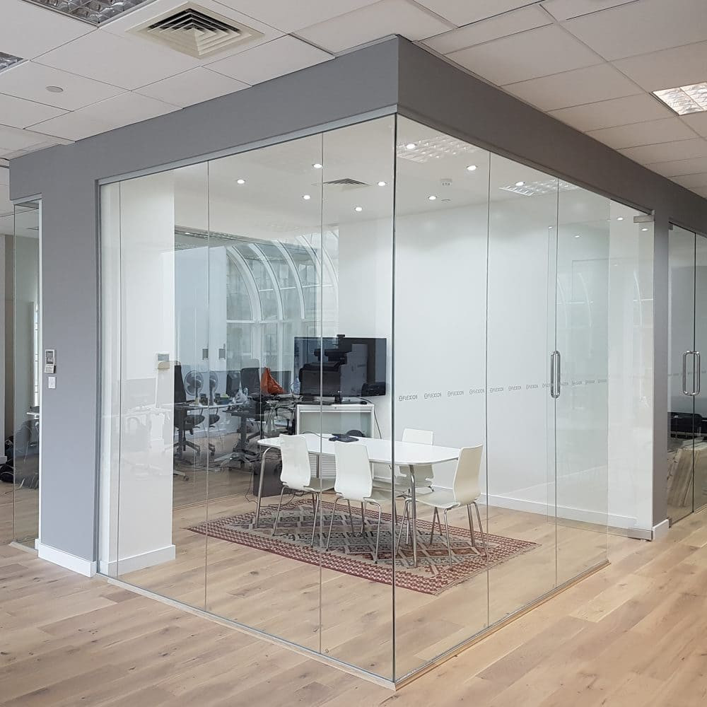 Glass Partition Installation