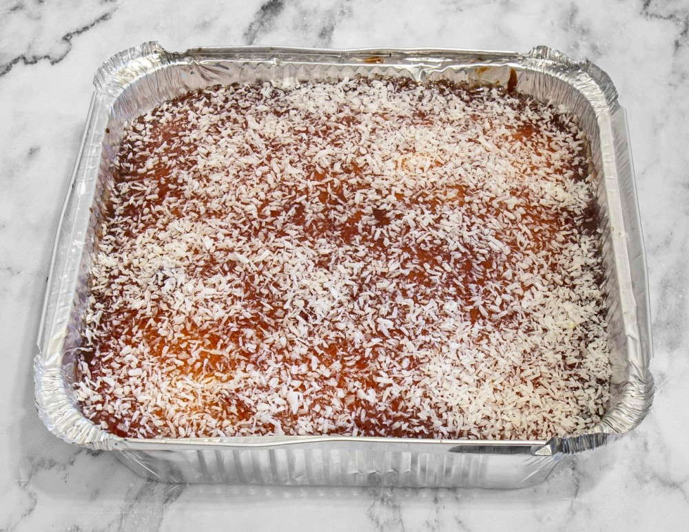 Jam & Coconut Cake Tray