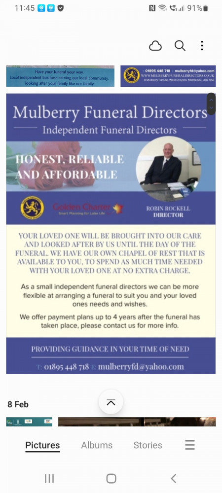 Mulberry Funeral Directors ltd Picture