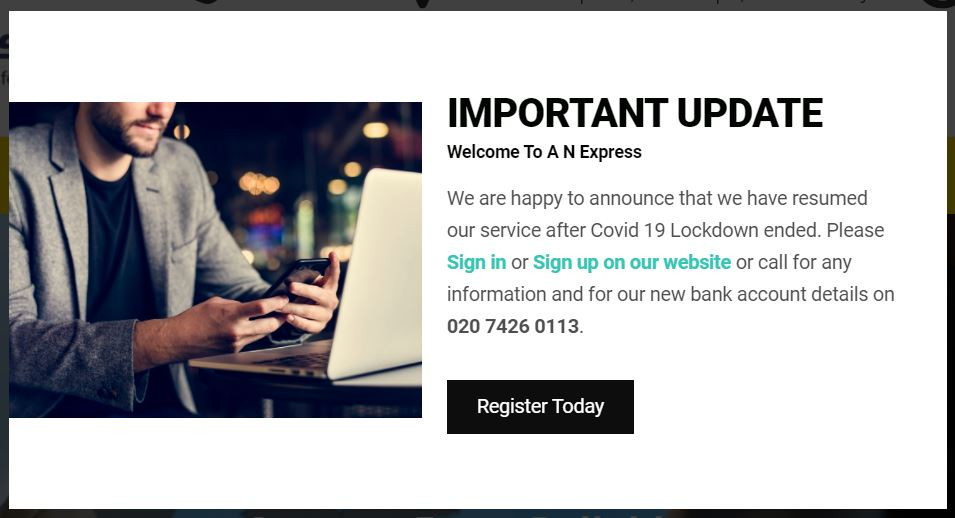 A N Express Money Transfer
