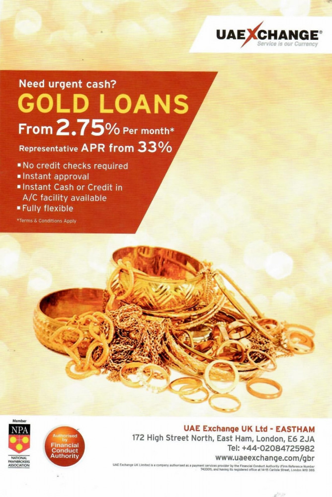 GOLD LOAN INTEREST RATE STARTING FROM 1.5% PER MONTH