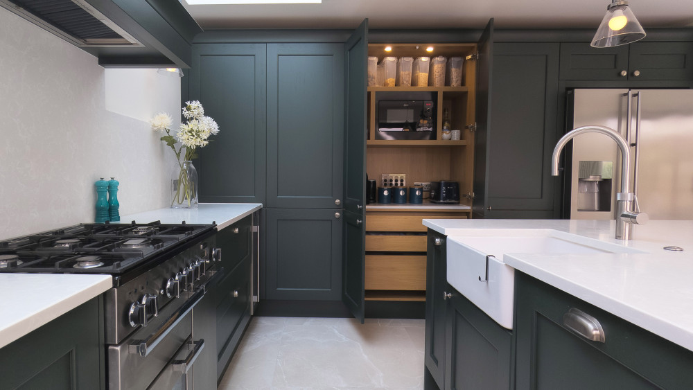 Highland Green Shaker Kitchen by Urban Myth