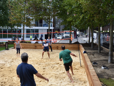 Beach Badminton at Merchant Square image