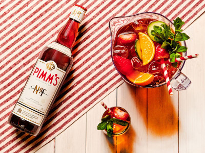 Pimm’s Red Double Decker Bus image