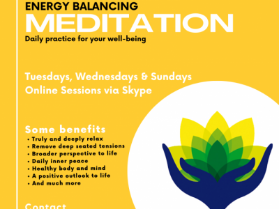 Energy Balancing Meditation Group (Via Skype) image