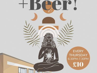 Yoga +Beer! At Hither Green Taproom (Brockley Brewery) image