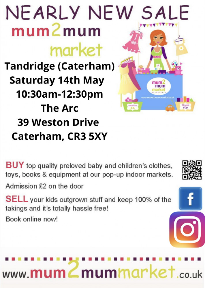 Tandridge (Caterham) Mum2Mum Market Nearly New Sale image