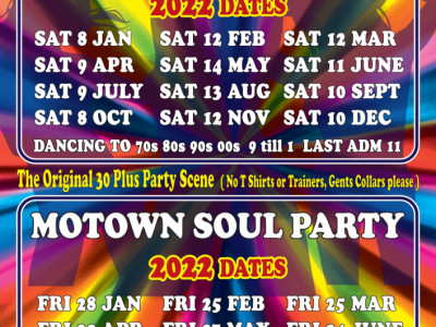 Over 30's Motown Soul Dance Party image