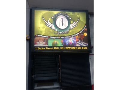 Number 1 Bar image