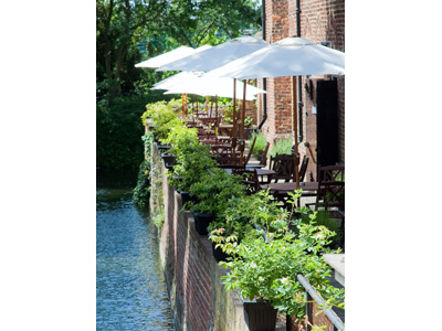The Moat Terrace at Tudor Barn