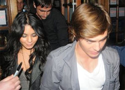Zac Efron and Vanessa Hudgens go out in London image