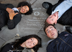 Vodafone 360 challenges people to get all their mates in one place image
