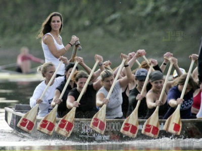 CHARITY: Kate Middleton's dragon boat goes up for sale image
