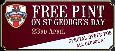St George’s Day Pint for All Georges image