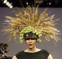 Little Shilpa's Beer Headdress... image