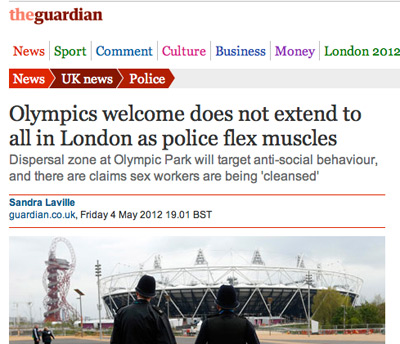 Olympics welcome does not extend to All In London image