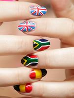 My Patriotic Olympic Nail Art image