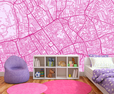 Never Get Lost Again With Wallpapered’s Custom Map Wallpaper image