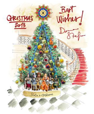 Dolce & Gabbana design Claridge's Christmas Tree image