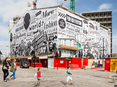 Giant King’s Cross Mural is unveiled image