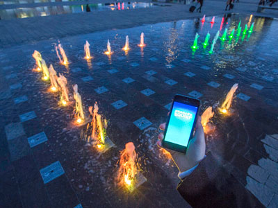Control the King's Cross Fountains with an app! image