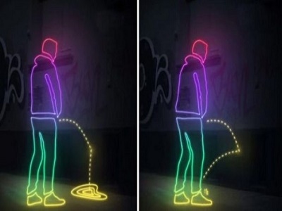 Should people urinating in public be soaked in their own wee? image