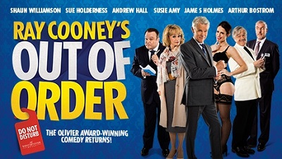 Belly laughs at Ray Cooney’s “Out of order” image