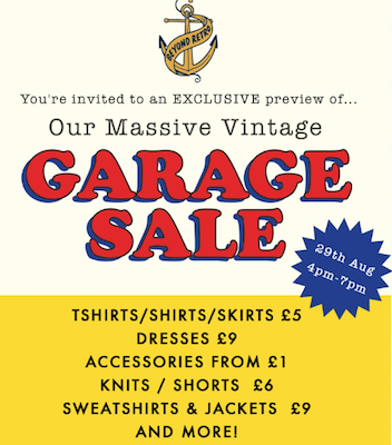 Beyond Retro's Massive Garage Sale is BACK! image