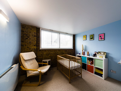 Nursery refurbishment, exposed bric