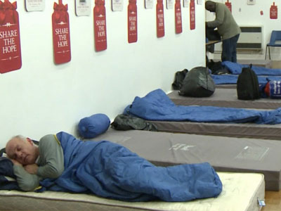 Winter Night Shelter at 999 Club