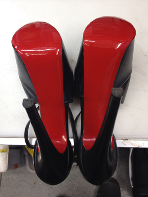 Louboutin Ladies Re-Spray & Heels.
