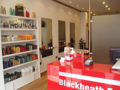 The newly refurbished salon