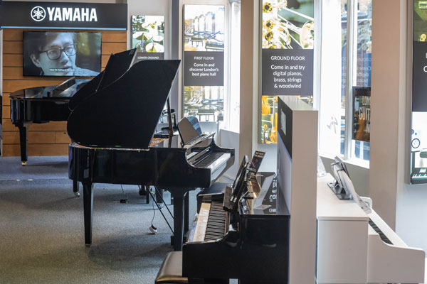 Digital Pianos at the Yamaha Music 