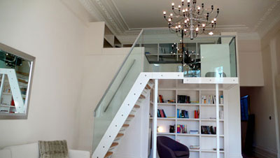 Staircase and Mezzanine Floor, Alum