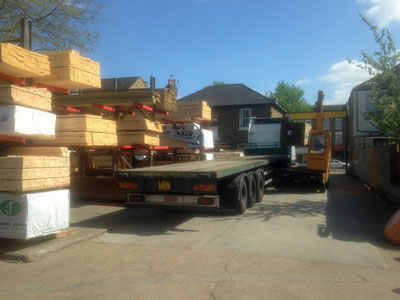 T Chambers timber Merchant Delivery