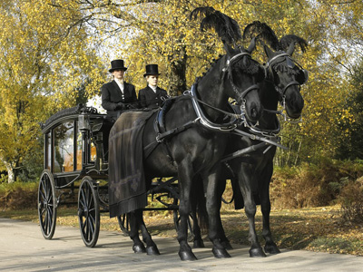 Horse drawn hearse