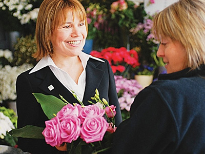 Choosing flowers