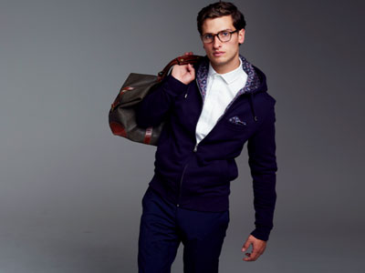The Paris Print in Navy