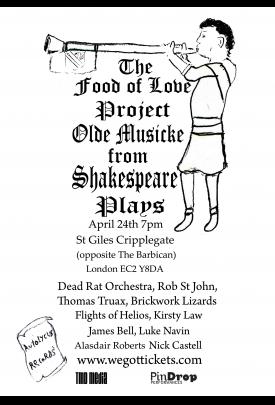 The Food of Love project-music from Shakespeare's plays & times image