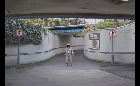 'An American Astronaut in London' by Scott Listfield image