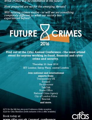 Future Crimes - the Cifas annual conference 2016 image