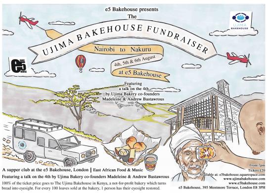 e5 Bakehouse x Ujima Bakehouse Supperclub image